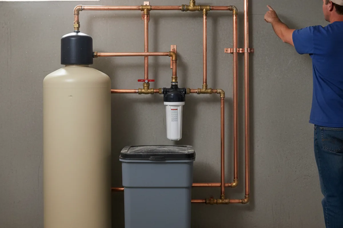 Whole-house water treatment system installed in Huntersville